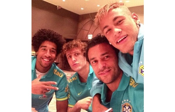 Dante - David Luiz - Fred - Neymar