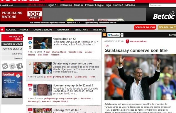 FRANCE FOOTBALL (FRANSA)