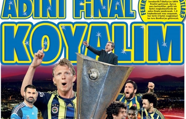 'Fanerbahçe - Benfica manşetleri