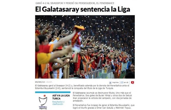 'Dünya Galatasaray'ı konuşuyor!