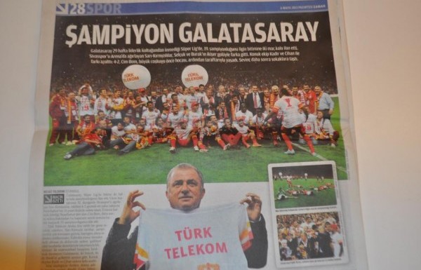 'Şampiyonluk manşetleri