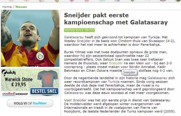 VOETBAL (HOLLANDA)