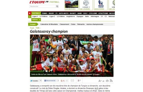 L’EQOUIPE (FRANSA)