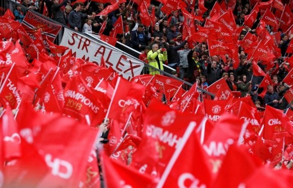 'Ferguson'a taraftarlardan büyük veda!