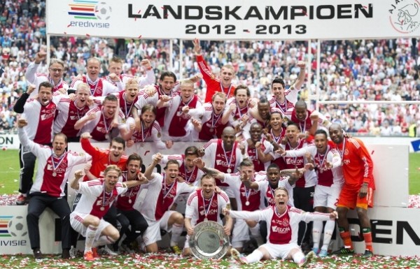 'Ajax'ın şampiyonluk kutlamaları