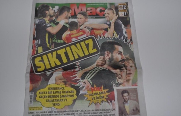 'Derbiden manşetler