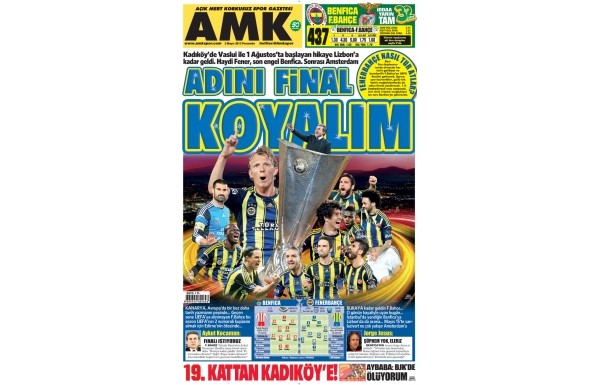 Fanerbahçe - Benfica manşetleri