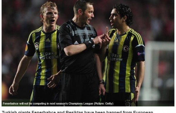 'UEFA Cezalarının Avrupa'daki Yankıları