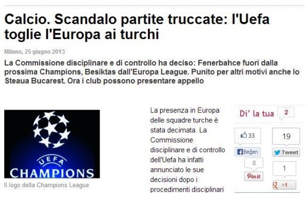LA GAZZETTA DELLO SPORT