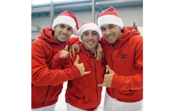 ARTETA - CAZORLA - ANDRE SANTOS