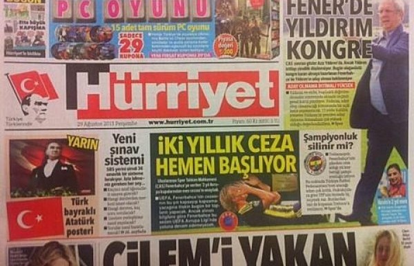 'F.Bahçe'de tarihe geçen manşetler