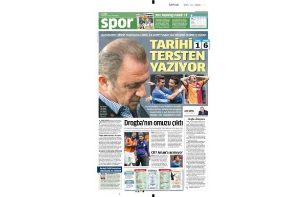 G.Saray-R.Madrid sonrası manşetler