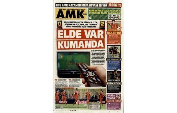 'Hollanda sonrası manşetler