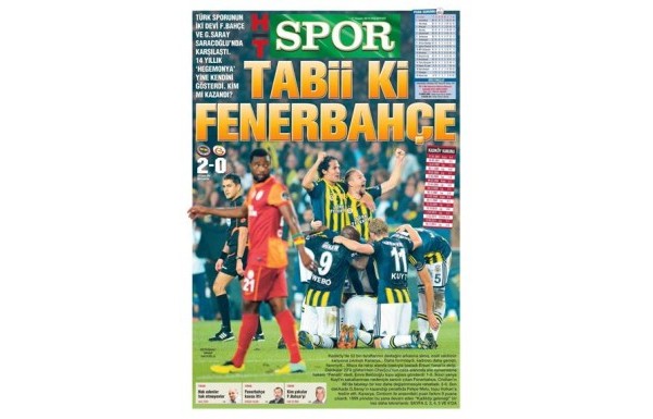 'Derbi manşetleri yaktı