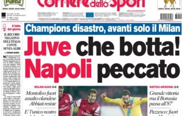 Corriere Dello Sport (Juventus\’a darbe)