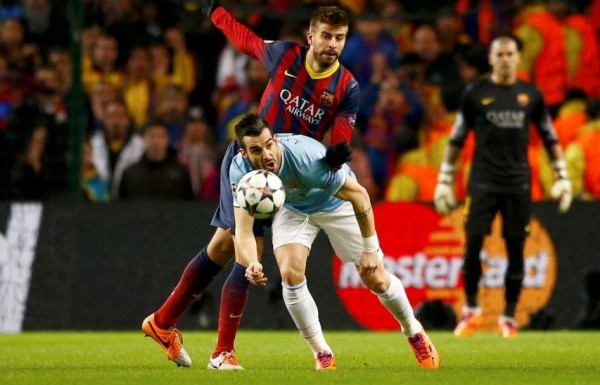 'Manchester City 0-2 Barcelona