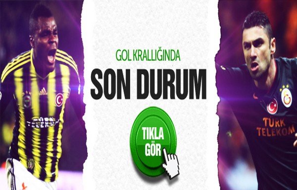 'Gol krallığında son durum