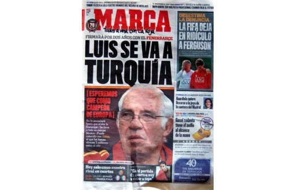 'Luis Aragones vefat etti