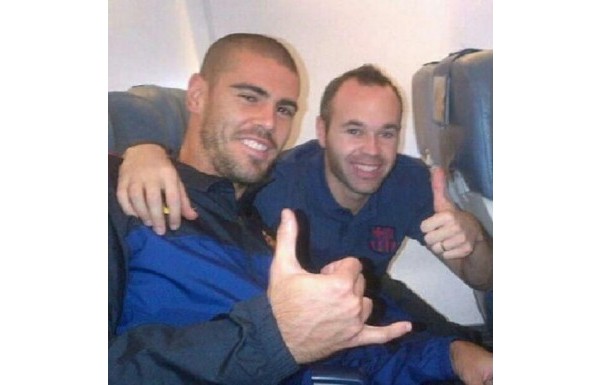 VICTOR VALDES - ANDRES INIESTA