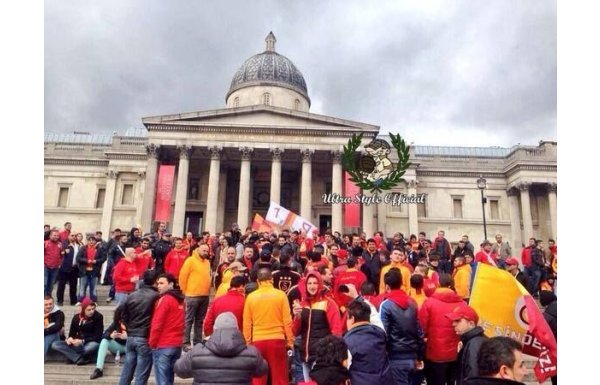 'Galatasaray taraftarları Londra´da