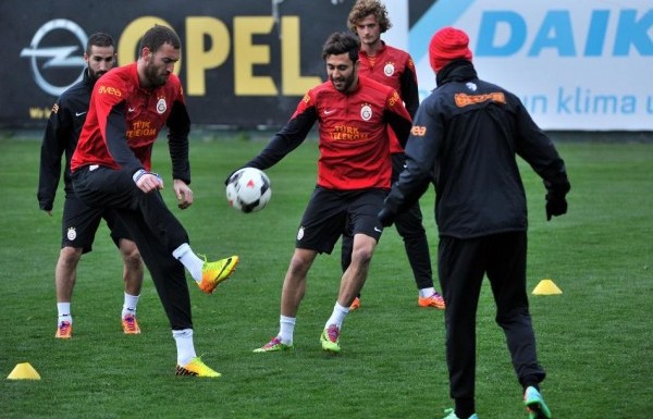 'Galatasaray idmanından kareler (07.03.2014)
