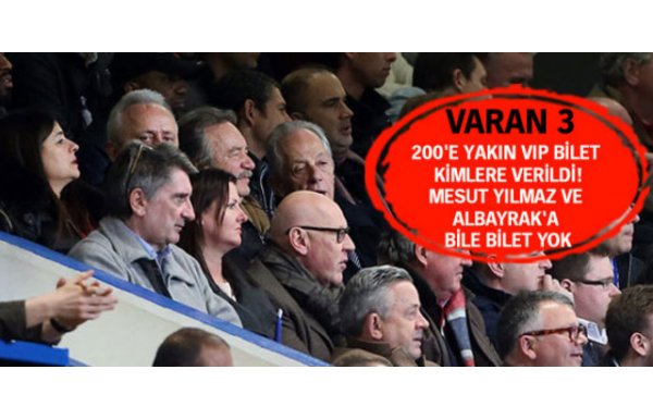 MESUT YILMAZ VE ALBAYRAK’A BILE BILET YOK!
