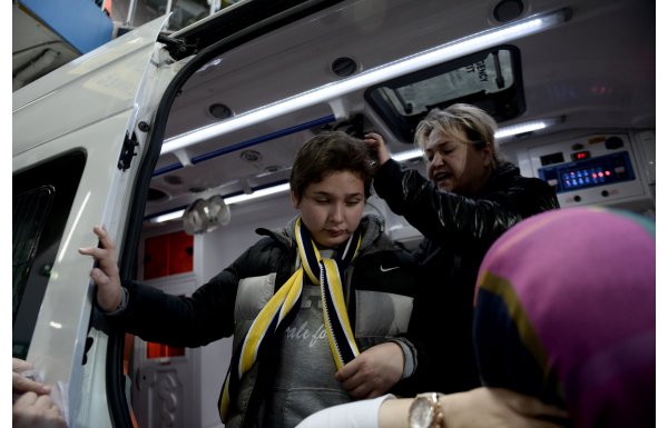 Saracoğlunda korku dolu anlar