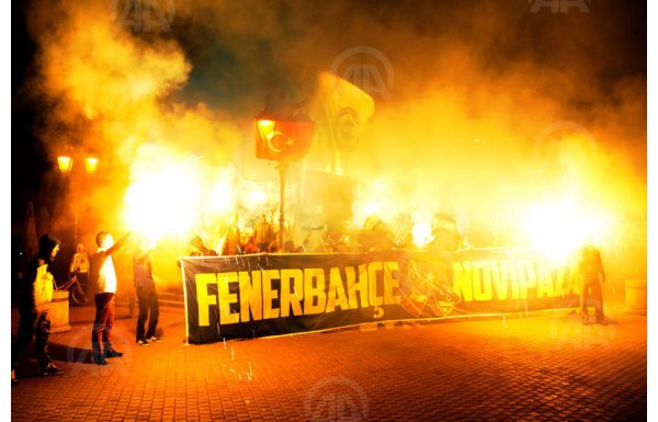 'F.Bahçeli taraftarların şampiyonluk kutlamaları