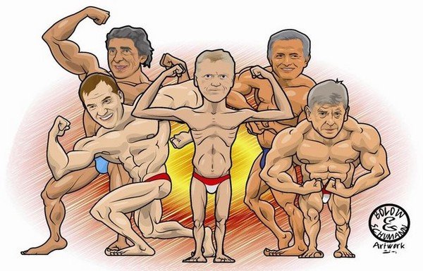 Yıldız futbolcuların karikatürleri