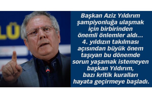 'Aziz Yıldırım'ın yeni kanunları