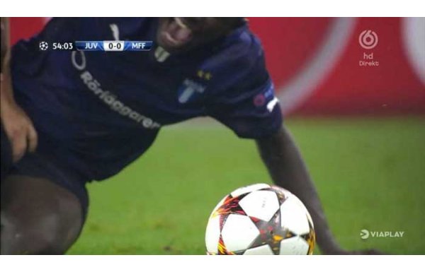 'Juventus-Malmö maçında görülmemiş olay