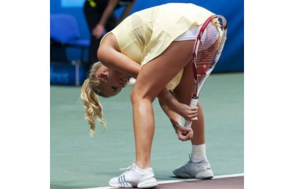 Wozniacki'den ezber bozan pozlar