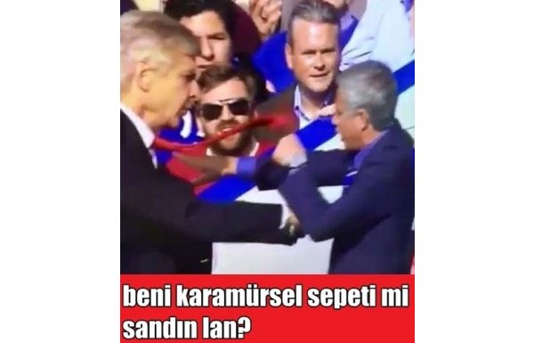 Wenger ve Mourinho ile fena kafa buldular