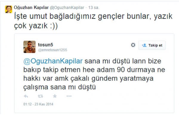 SONUNDA ÖZÜR DİLEDİ