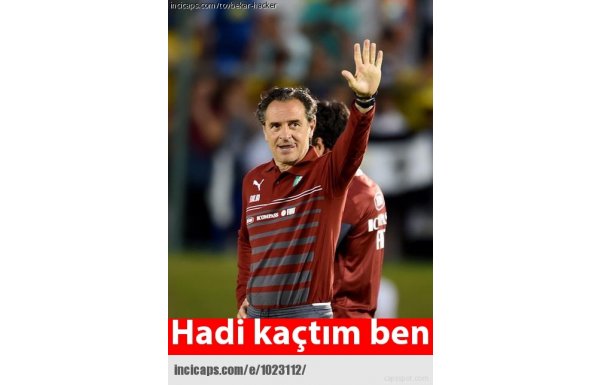 Prandelli gitti, capsler de coştu