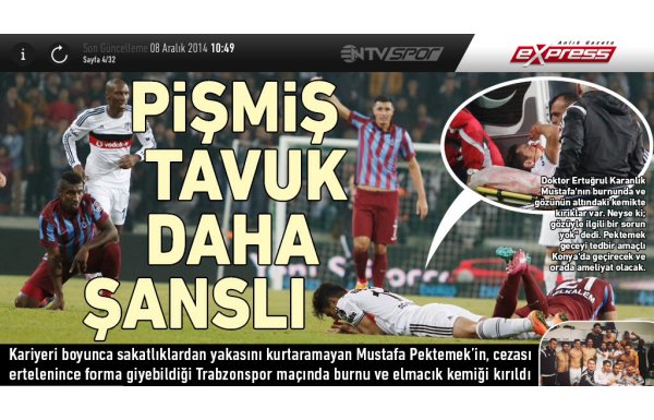 'Pişmiş tavuk daha şanslı!