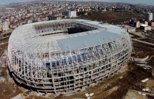 Türkiyenin ilk ekolojik stadı bitmek üzere