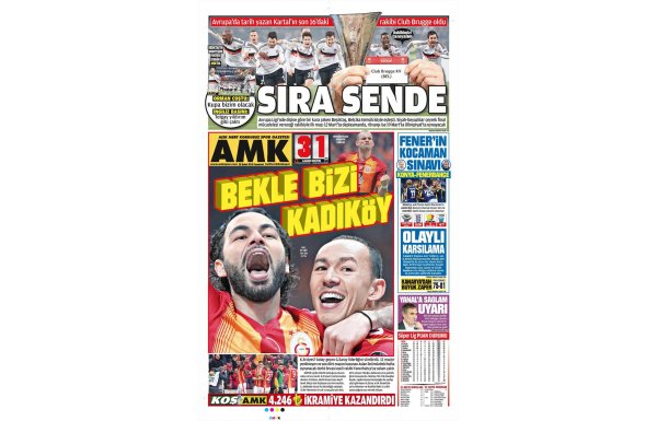 '28 Şubat 2015 gazete manşetleri