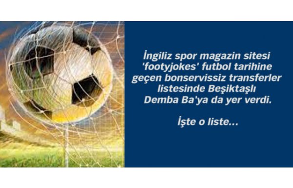 Futbol tarihine geçen Beşiktaşlı yıldız!