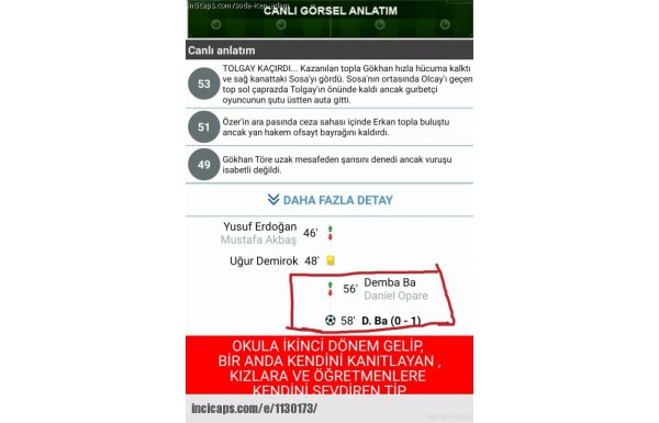 Trabzonspor-Beşiktaş capsleri