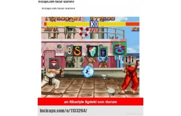 Beşiktaş-Gaziantepspor capsleri