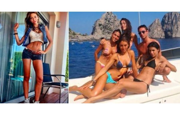 'Ronaldo, G.Saraylı oyuncunun eski sevgilisiyle birlikte