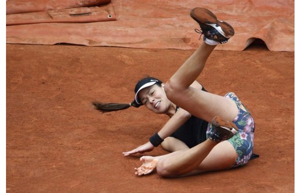 'Güzel tenisçinin zor anları