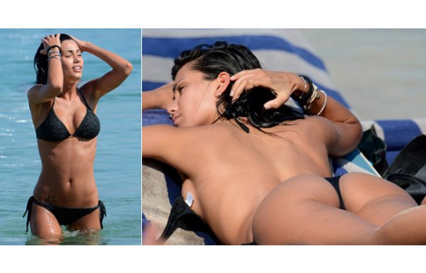 Seksi güzel Mikanos'u karıştırdı