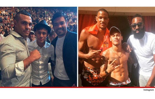 Neymar havuz partisinde