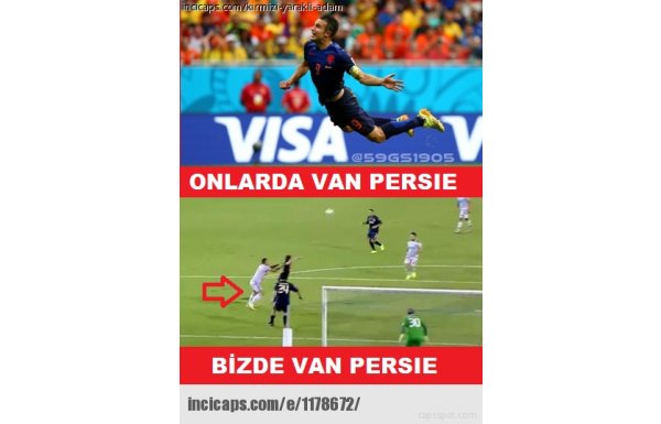 Van Persie attı, capsler patladı
