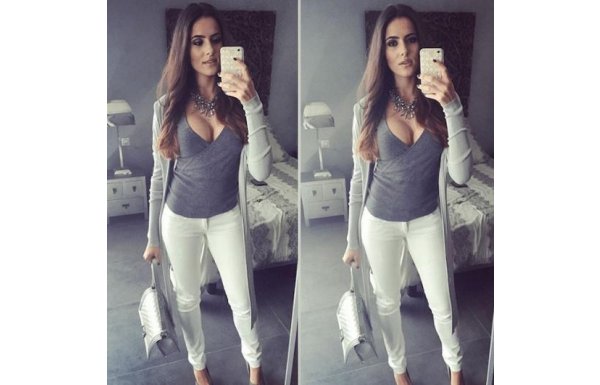 Celia Jaunat Polonya futbolunun en seksi futbolcu eşi