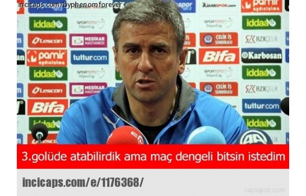 'Hamzaoğlu'na capsler üzerinden tepki