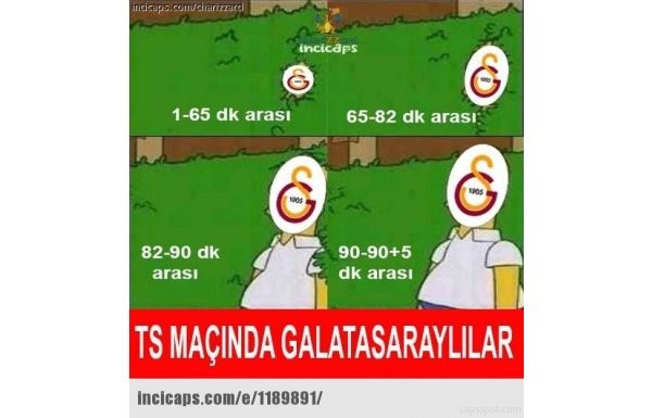 Trabzonspor - Galatasaray maçının capsleri
