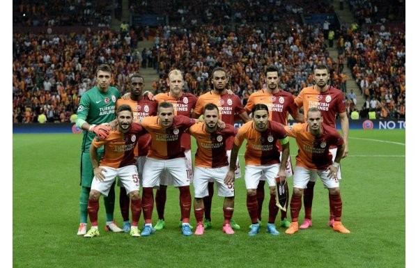 Galatasaray'ın Atletico Madrid maçındaki koreografisi
